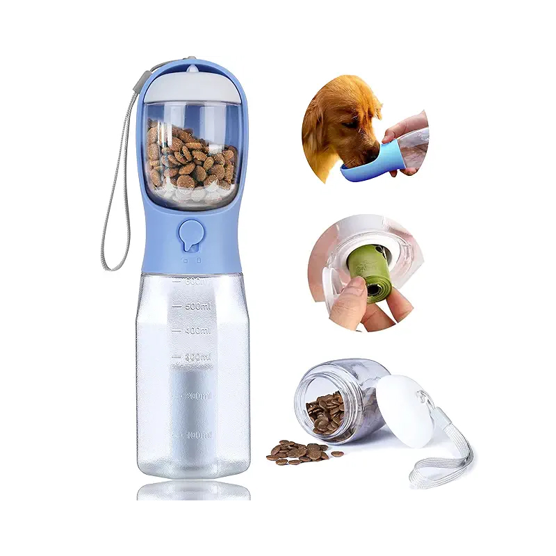 Portable Pet Water Bottle with Dispenser